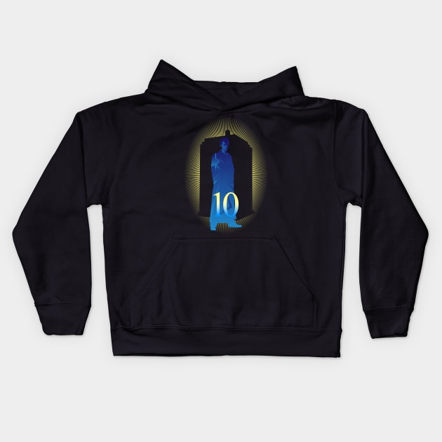 THE FABULOUS 10TH DOCTOR Kids Hoodie by KARMADESIGNER T-SHIRT SHOP